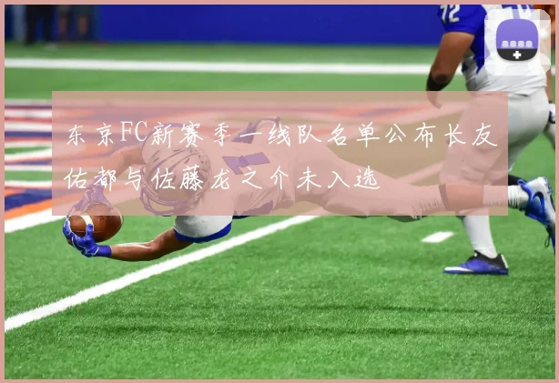 东京FC新赛季一线队名单公布长友佑都与佐藤龙之介未入选